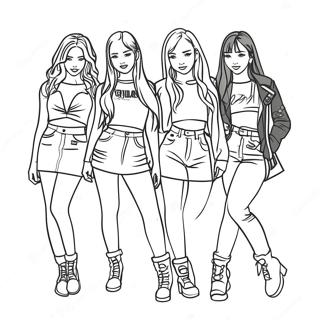 Blackpink Coloring Page 1771-1416