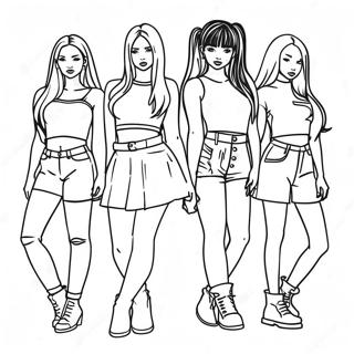 Blackpink Coloring Page 1771-1458