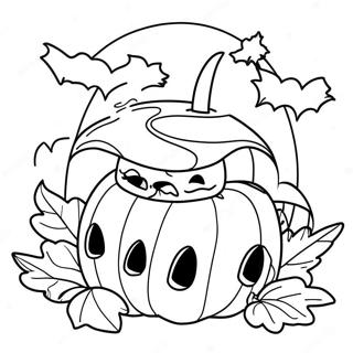 Aesthetic Halloween Coloring Pages