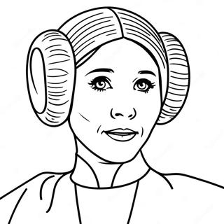 Princess Leia Coloring Pages