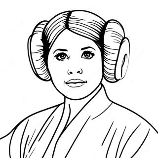 Princess Leia Coloring Page 17775-14904