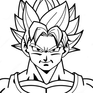 Vegito Super Saiyan Form Coloring Page 17786-14914