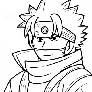 Kakashi Coloring Pages