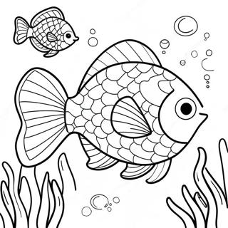 Rainbow Fish Coloring Page 17835-14951