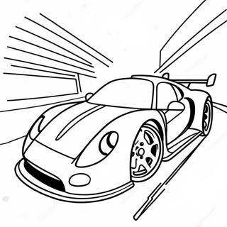 Fast Turbo Car Racing Coloring Page 17846-14964