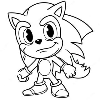 Sonic The Werehog Coloring Page 17865-14974