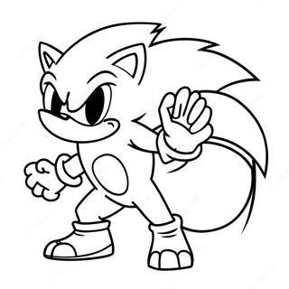 Sonic The Werehog Coloring Page 17865-14975