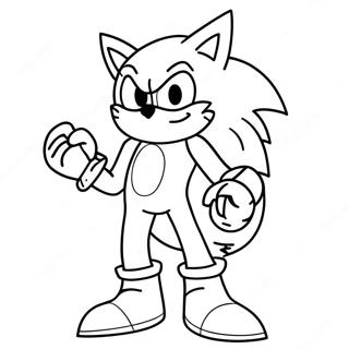 Sonic The Werehog Coloring Page 17865-14976