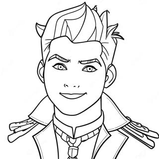 Mal Descendants Coloring Page 17875-14984