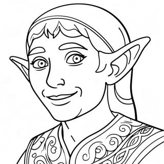 Elf Coloring Page 17885-14991