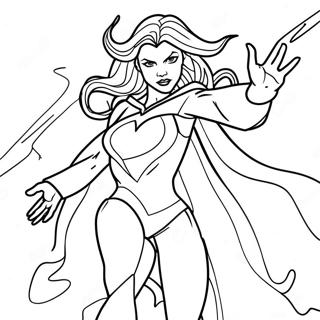 Scarlet Witch Coloring Page 17915-15014