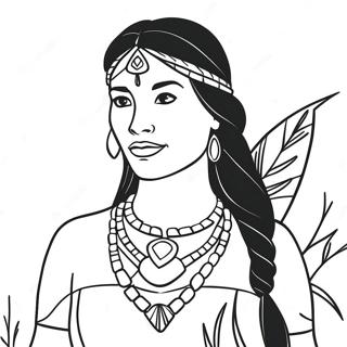 Pocahontas Coloring Page 1791-1431