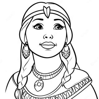 Pocahontas Coloring Page 1791-1432