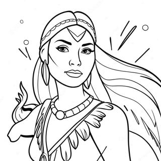 Pocahontas Coloring Page 1791-1473