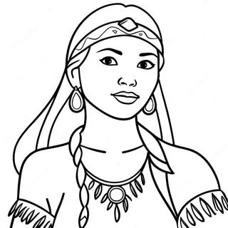 Pocahontas Coloring Page 1791-1475