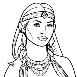 Pocahontas Coloring Page 1791-1476