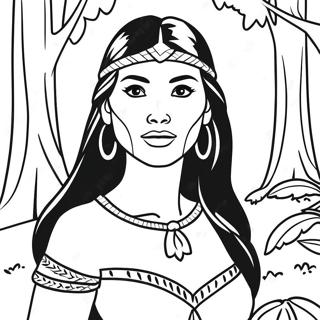 Pocahontas Coloring Pages