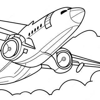 Boeing 737 Coloring Pages