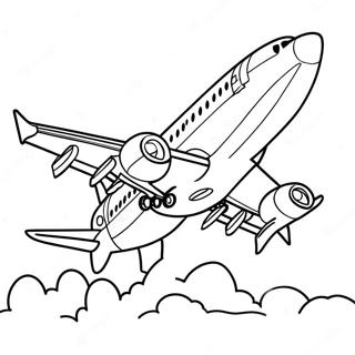 Boeing 737 Coloring Page 17935-15030