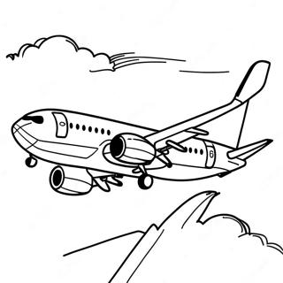 Boeing 737 Coloring Pages