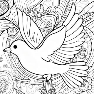 Dove Of Peace Holy Spirit Coloring Page 17946-15043