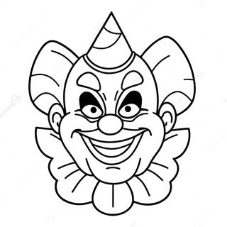 Killer Klowns From Outer Space Coloring Page 17955-15046