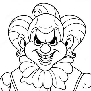 Killer Klowns From Outer Space Coloring Page 17955-15047