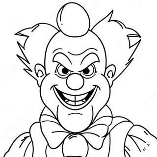 Killer Klowns From Outer Space Coloring Page 17955-15048