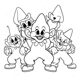 Killer Klowns From Outer Space Coloring Pages