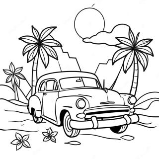 Vibrant Cuban Landscape Coloring Page 17966-15058