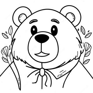 Hey Bear Coloring Page 17985-15070