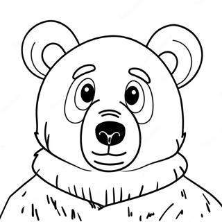 Hey Bear Coloring Page 17985-15072