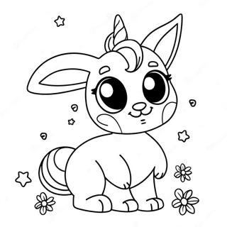 Bunny Unicorn Coloring Pages