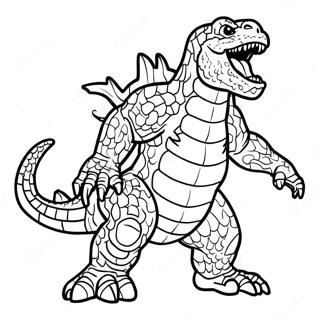 Godzilla Minus One Coloring Page 18015-15095