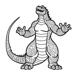 Godzilla Minus One Coloring Page 18015-15096