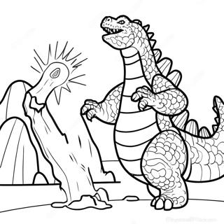 Godzilla Minus One Coloring Pages