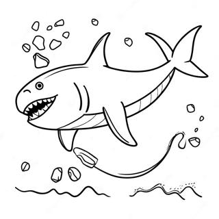 Megalodon Coloring Page 1801-1440