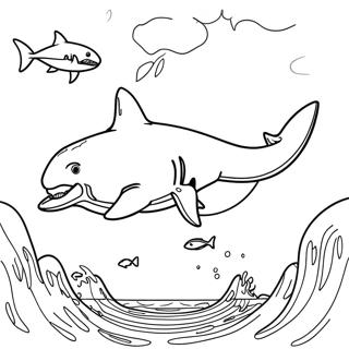 Megalodon Coloring Page 1801-1484