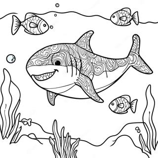 Megalodon Coloring Pages