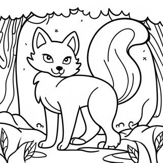 Nine Tailed Fox Naruto Coloring Pages