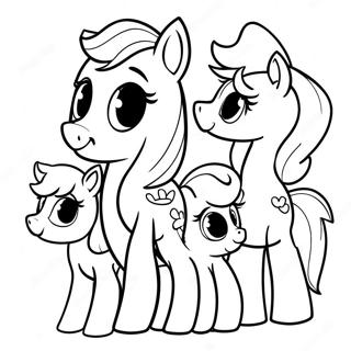 Apple Jack With Friends Coloring Page 18076-15146