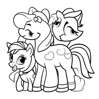 Apple Jack With Friends Coloring Page 18076-15147