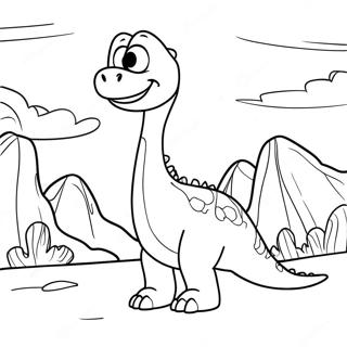 The Good Dinosaur Coloring Pages