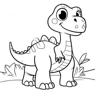 Arlo The Dinosaur Coloring Page 18086-15153