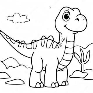 Arlo The Dinosaur Coloring Page 18086-15155