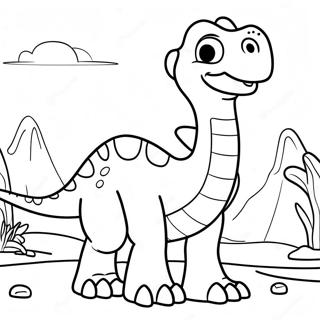 The Good Dinosaur Coloring Pages