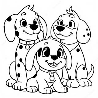 101 Dalmatians Coloring Pages