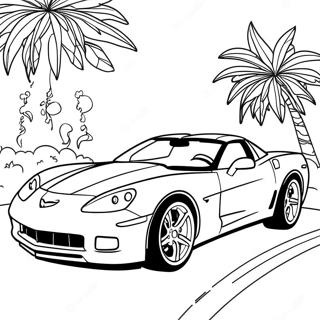 Corvette Coloring Pages