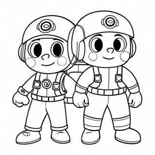 Adventurous Mikey And Jj Coloring Page 18126-15186