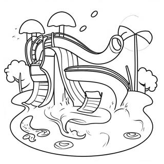 Water Park Fun Coloring Page 18145-15199